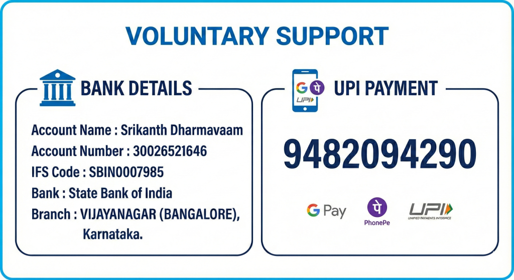 Voluntary Support Details